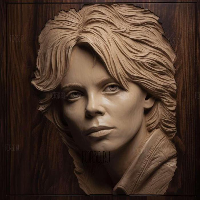 Meg Ryan 1 stl model for CNC